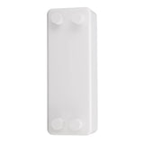 Retractable Clothesline Wall Mounted Heavy Duty Thickened Stainless Steel Double Laundry Line for Balcony Hotel 13.8ft White