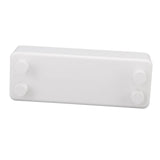 Retractable Clothesline Wall Mounted Heavy Duty Thickened Stainless Steel Double Laundry Line for Balcony Hotel 13.8ft White - Side View