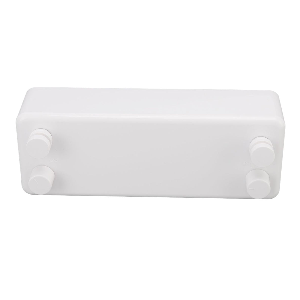 Retractable Clothesline Wall Mounted Heavy Duty Thickened Stainless Steel Double Laundry Line for Balcony Hotel 13.8ft White