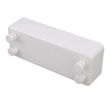 Retractable Clothesline Wall Mounted Heavy Duty Thickened Stainless Steel Double Laundry Line for Balcony Hotel 13.8ft White - Extra Image