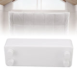 Retractable Clothesline Wall Mounted Heavy Duty Thickened Stainless Steel Double Laundry Line for Balcony Hotel 13.8ft White - Extra Image