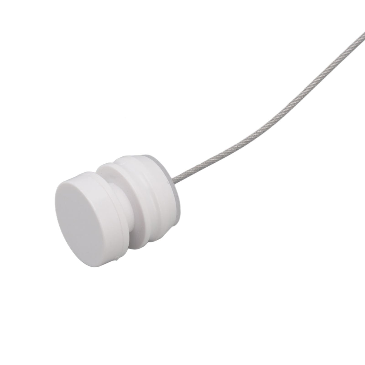 Retractable Clothesline Wall Mounted Heavy Duty Thickened Stainless Steel Double Laundry Line for Balcony Hotel 13.8ft White