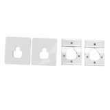 Retractable Clothesline Wall Mounted Heavy Duty Thickened Stainless Steel Double Laundry Line for Balcony Hotel 13.8ft White - Extra Image