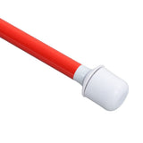 Folding Blind Cane Anti Slip Handle Red White Aluminium Light Weight Folding Walking Stick for Vision Impaired
