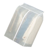 Large Garment Cover Transparent Easy To Install Hanging Clothes Storage Bag Clothes Dust Cover with Hook and Loop