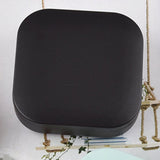 Contact Lens Box Plastic Leakage Proof Dustproof Portable Square Contact Lens Case Black