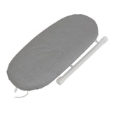 Tabletop Ironing Board Heat Resistant Foldable Portable Mini Ironing Board Clothes Ironing Accessories for Home Travel Grey - Front View