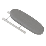 Tabletop Ironing Board Heat Resistant Foldable Portable Mini Ironing Board Clothes Ironing Accessories for Home Travel Grey - Top-Down View