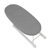 Tabletop Ironing Board Heat Resistant Foldable Portable Mini Ironing Board Clothes Ironing Accessories for Home Travel Grey - Close-Up Angle