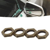 Defense Rings Aluminium Alloy Glossy Hexagonal Window Breaker for Emergency Defense Supplies Bronze - Extra Image
