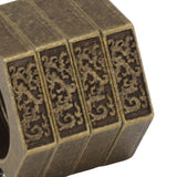 Defense Rings Aluminium Alloy Glossy Hexagonal Window Breaker for Emergency Defense Supplies Bronze - Extra Image