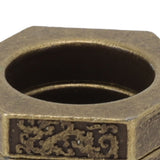 Defense Rings Aluminium Alloy Glossy Hexagonal Window Breaker for Emergency Defense Supplies Bronze - Extra Image