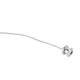 Retractable Clothesline 304 Stainless Steel Safety Auto Retraction Double Pulley Laundry String Line for Indoor Outdoor 2.8m/9.2ft