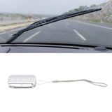 Car Wiper Repair Universal Double Sided Small Portable Wiper Refurbish Restorer for All Brands Windscreen Wipers Silver White - Extra Image