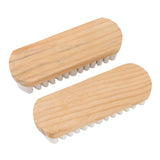 2 PCS Snow Boots Suede Brush Shoes Cleaner Crepe Brush Suede Matte Shoes Scrubber Cleaner - Top-Down View