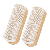 2 PCS Snow Boots Suede Brush Shoes Cleaner Crepe Brush Suede Matte Shoes Scrubber Cleaner - Low Angle