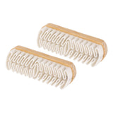 2 PCS Snow Boots Suede Brush Shoes Cleaner Crepe Brush Suede Matte Shoes Scrubber Cleaner - Extra Image
