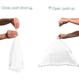 3PCS Food Protection Cover 18inch Gauze White Folding Food Tent Umbrella for Home Kitchen