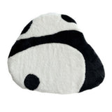 Cute Panda Chair Cushion Comfortable Hand Feel Non Slip Lovely Seating Cushion for Office Bedroom 47x41cm/18.5x16.1in