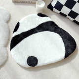 Cute Panda Chair Cushion Comfortable Hand Feel Non Slip Lovely Seating Cushion for Office Bedroom 47x41cm/18.5x16.1in