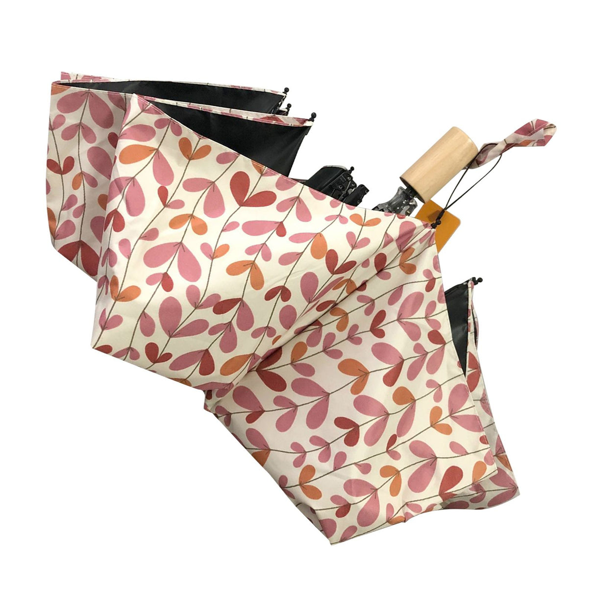 Umbrella Glass Fiber Flexible Frame Portable Anti UV Wind Proof 3 Folding Sun Rain Umbrella