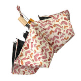 Umbrella Glass Fiber Flexible Frame Portable Anti UV Wind Proof 3 Folding Sun Rain Umbrella - Side View
