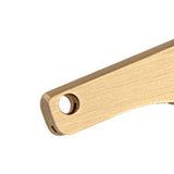 Mini Folding Knife Brass Handle Stainless Steel Blade Mini Magnetic Pocket Knife Outdoor Keychain Pendant Knife - 45-Degree Angle
