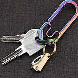 Mini Folding Knife Brass Handle Stainless Steel Blade Mini Magnetic Pocket Knife Outdoor Keychain Pendant Knife - Extra Image