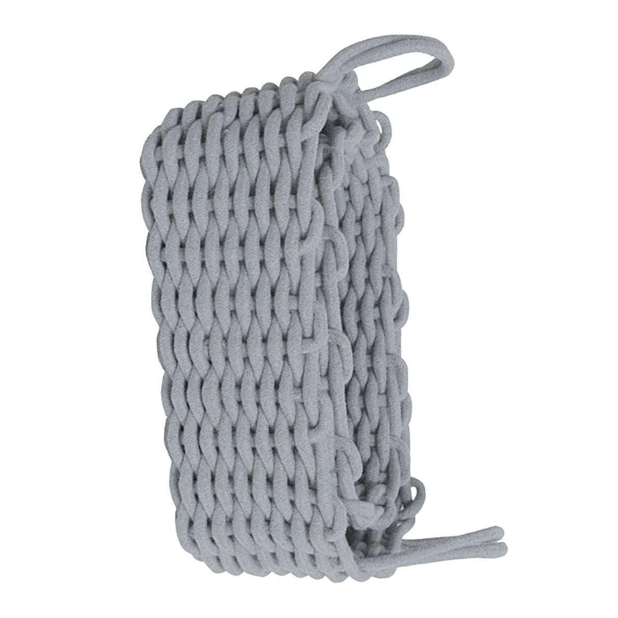 Cotton Rope Storage Basket Hand Knitting Nordic Style Desktop Storage Organizer for Key Snacks Underwear Grey 36x25x15cm/14.2x9.8x5.9in