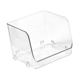 Cosmetic Display Case Multifunction Stackable Plastic Transparent Makeup Organizer for Home 15.5x15x12.8cm/6.1x5.9x5.3in