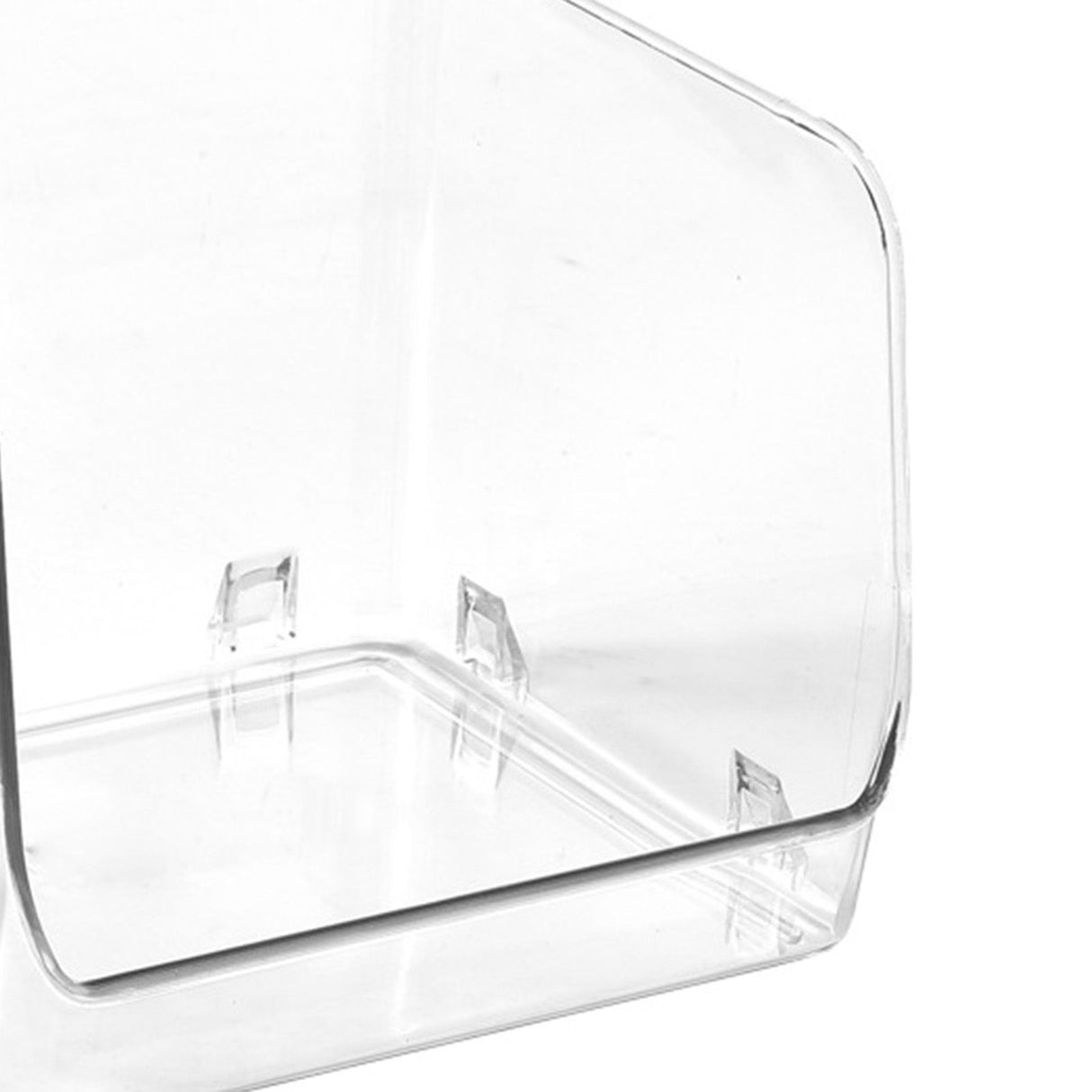Cosmetic Display Case Multifunction Stackable Plastic Transparent Makeup Organizer for Home 15.5x15x12.8cm/6.1x5.9x5.3in