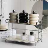 Nordic Style Qtip Holder Dispenser Desktop Dustproof Cotton Swab Storage Container Doughnut Shape Makeup Storage Box with Lid Black 3 Layers