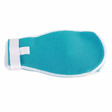 Dementia Restraint Gloves Anti Scratch Wrist Control Mitts Elderly Breathable with Fixed Restraint Belt - Top-Down View