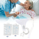 Women Urine Collector Soft Breathable Silicone Urine Catheter Bags Collector Set Anti Leakage Wearable Urinal System