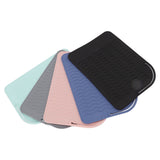5Pcs Heat Resistant Silicone Mat Pouch for Curling Irons Hair Straighteners Flat Irons - Rear View