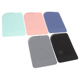 5Pcs Heat Resistant Silicone Mat Pouch for Curling Irons Hair Straighteners Flat Irons