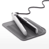 5Pcs Heat Resistant Silicone Mat Pouch for Curling Irons Hair Straighteners Flat Irons