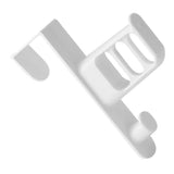 Door Rear Hook Nail Free Traceless Coat Hanger Wall Mounted Bag Coat Hat Door Hanging Rack - Front View
