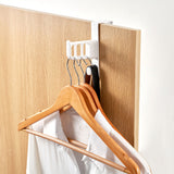 Door Rear Hook Nail Free Traceless Coat Hanger Wall Mounted Bag Coat Hat Door Hanging Rack