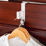 Door Rear Hook Nail Free Traceless Coat Hanger Wall Mounted Bag Coat Hat Door Hanging Rack - Extra Image