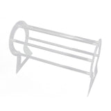 Headband Holder Acrylic Clear Hairband Display Stand Jewelry Storage Rack for Teen Girl Women Gifts - Top-Down View