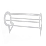 Headband Holder Acrylic Clear Hairband Display Stand Jewelry Storage Rack for Teen Girl Women Gifts - Close-Up Angle