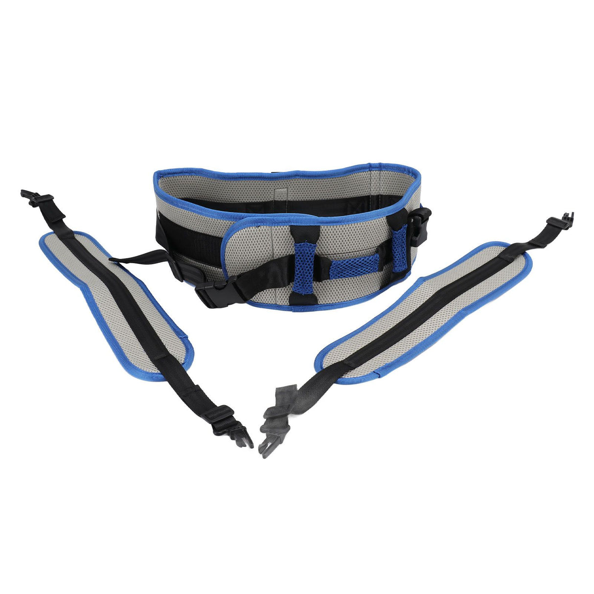 Transfer Gait Belt with Handles Quick Release Buckle Elderly Patient Stroke Hemiplegia Standing Rehabilitation Training Belt Walking Aids S, Waist 75‑110, Leg Circumference 45‑70