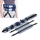 Transfer Gait Belt with Handles Quick Release Buckle Elderly Patient Stroke Hemiplegia Standing Rehabilitation Training Belt Walking Aids L, Waist 75‑140, Leg Circumference 45‑80