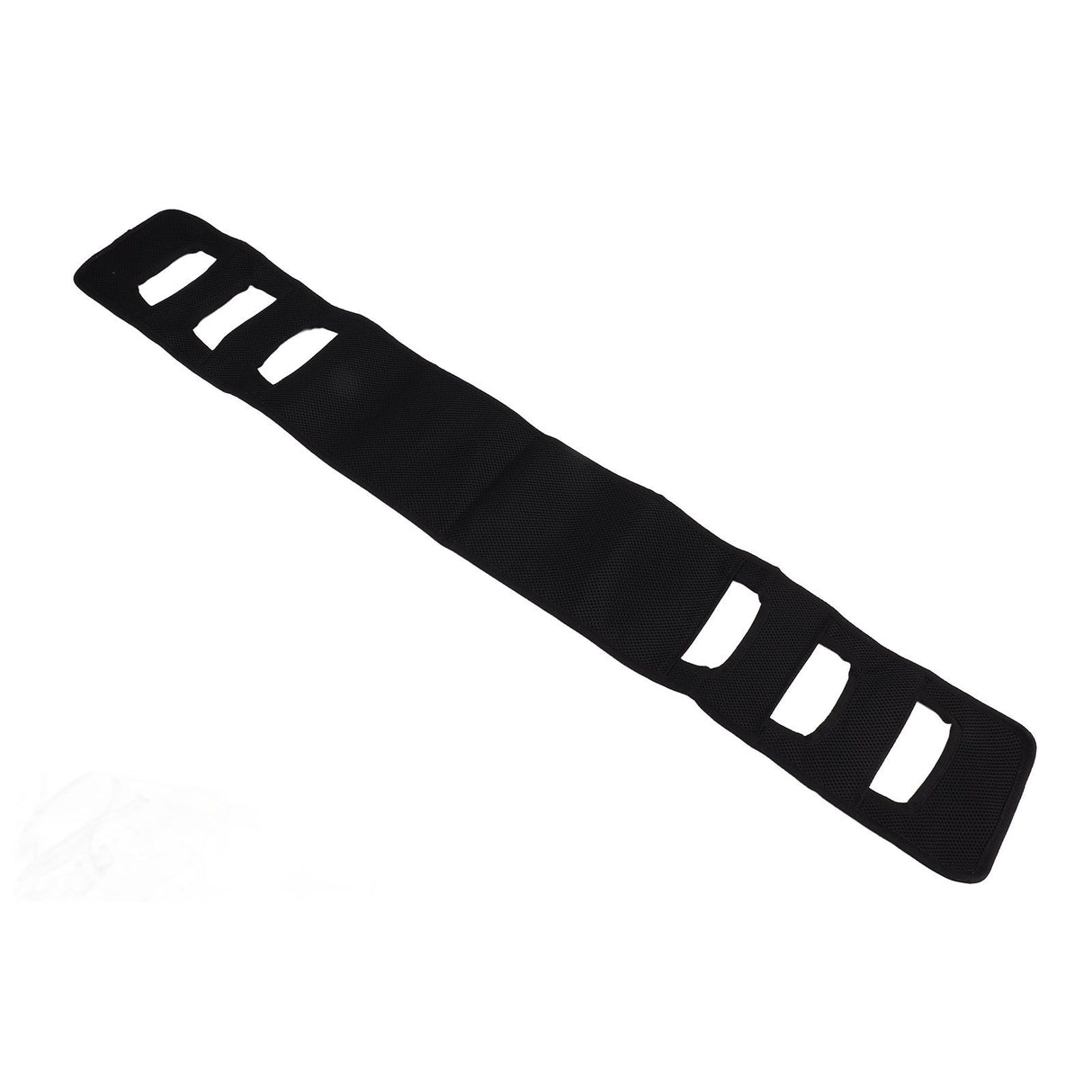 Patient Transfer Sling Gait Belt Padded Breathable Patient Lift Transferring Belt Mobility Aids for Elderly Disabled Black