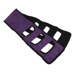 Patient Transfer Sling Gait Belt Padded Breathable Patient Lift Transferring Belt Mobility Aids for Elderly Disabled Purple - Rear View