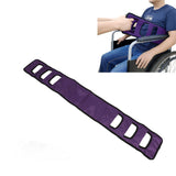 Patient Transfer Sling Gait Belt Padded Breathable Patient Lift Transferring Belt Mobility Aids for Elderly Disabled Purple