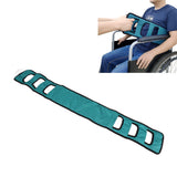 Patient Transfer Sling Gait Belt Padded Breathable Patient Lift Transferring Belt Mobility Aids for Elderly Disabled Green - Extra Image