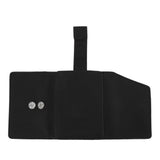 Minimalist Wallet Leather Credit Card Holder Coin Purse Portable Multi Function Card Holder Wallet for Men Women Black