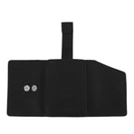 Minimalist Wallet Leather Credit Card Holder Coin Purse Portable Multi Function Card Holder Wallet for Men Women Black
